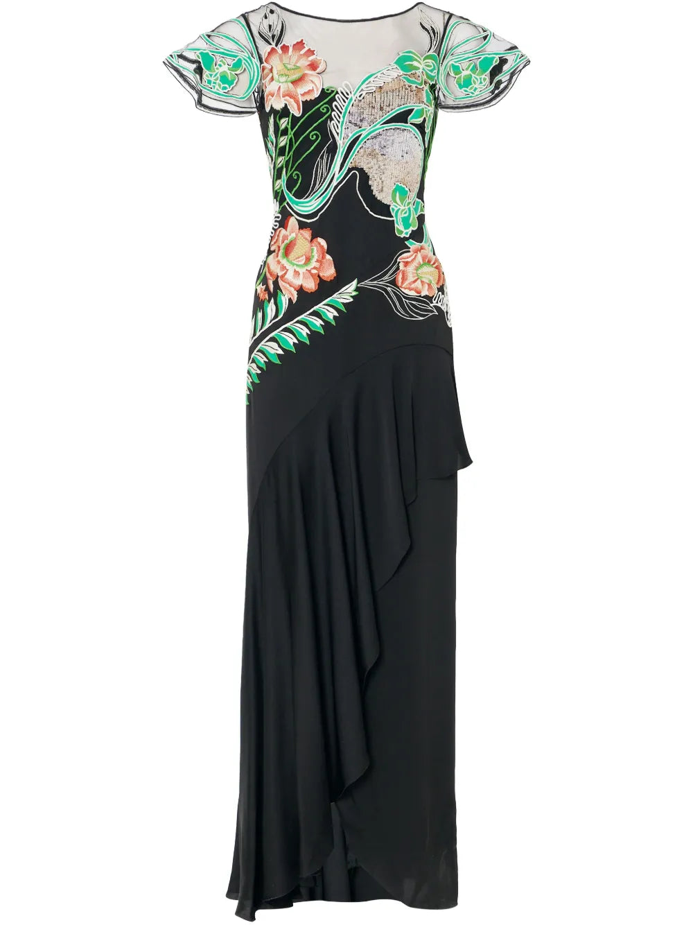 Gracia Ruffle gown