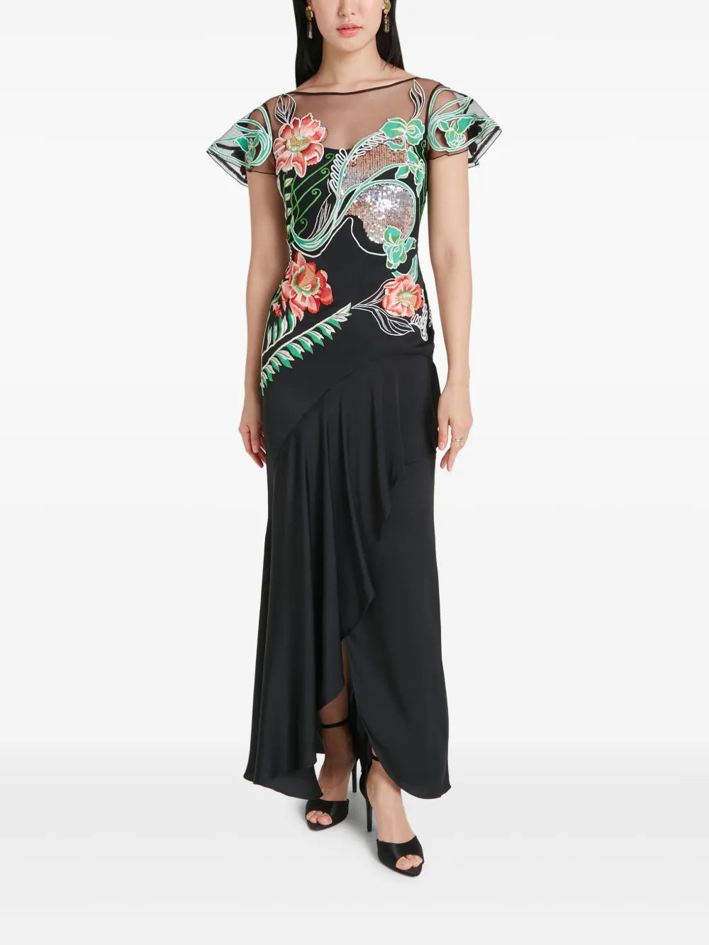Gracia Ruffle gown