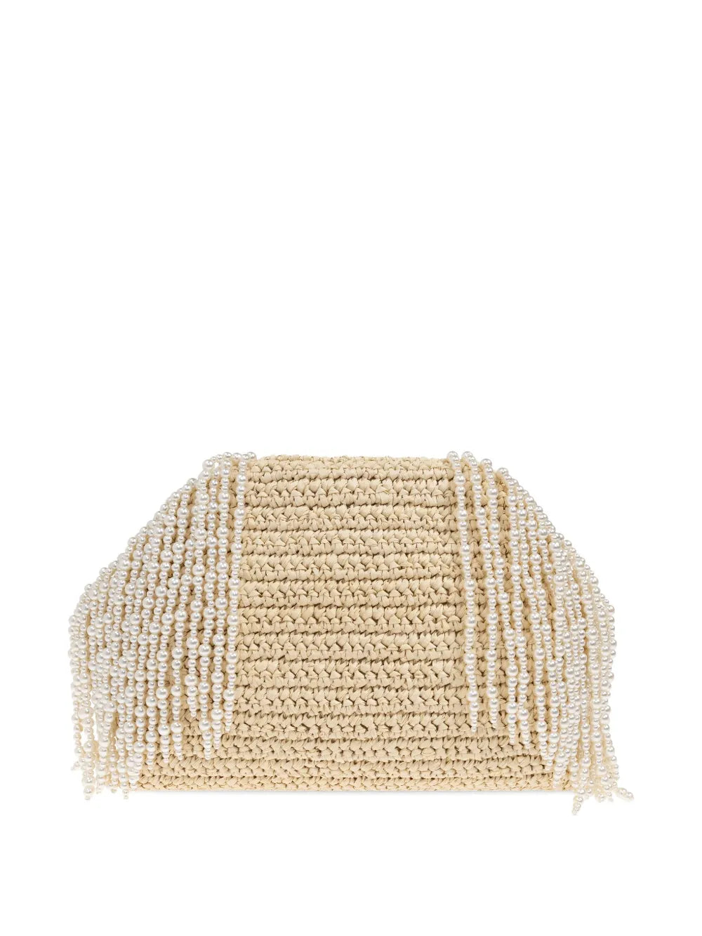 pearl-embellished tote bag