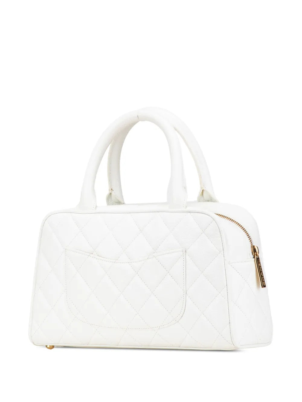 2003-2004 CC Quilted Caviar Bowling Bag handbag
