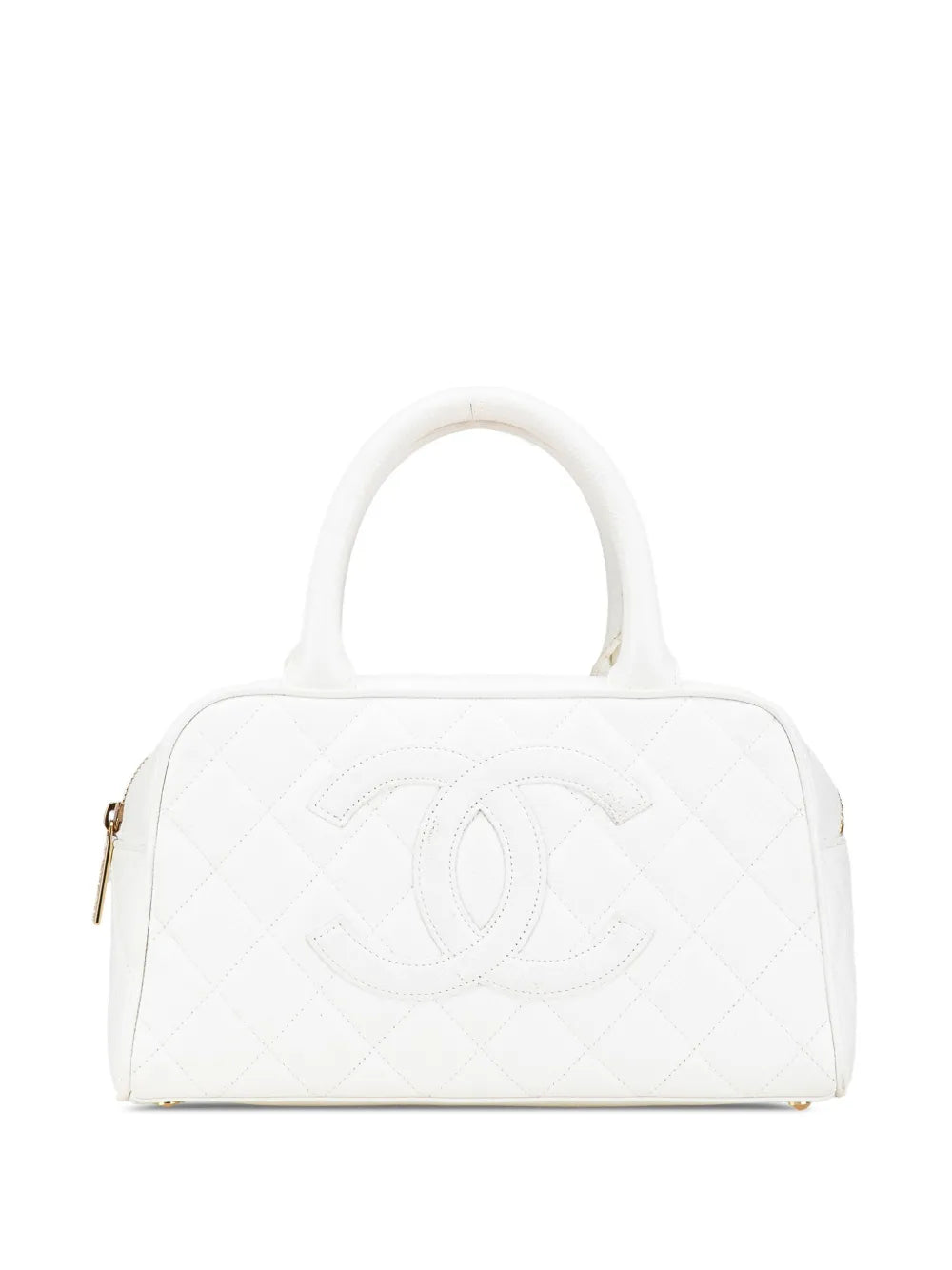 2003-2004 CC Quilted Caviar Bowling Bag handbag