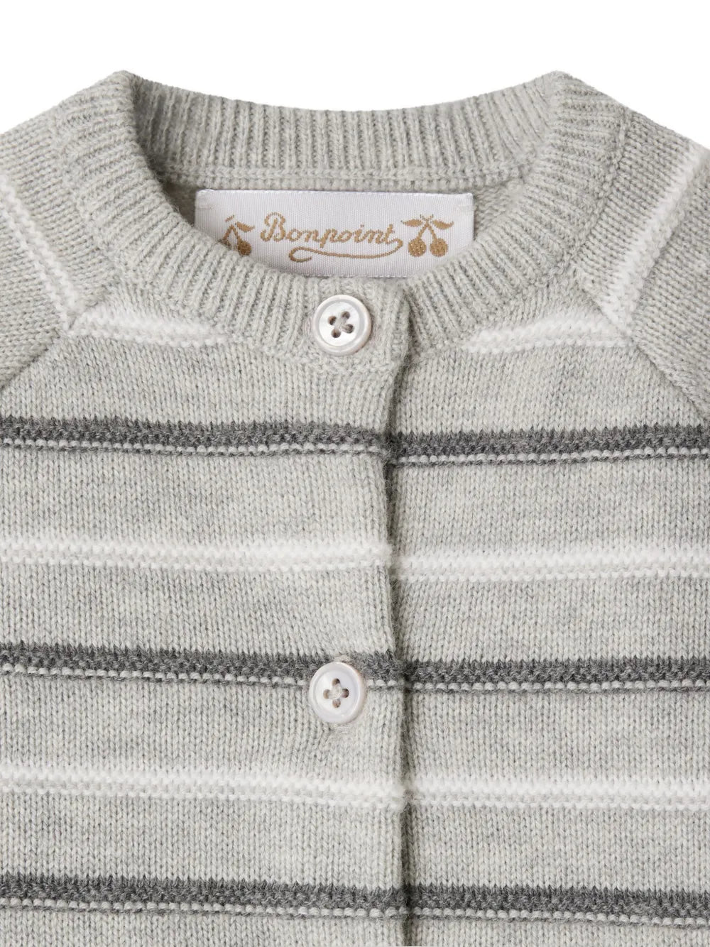 Justio striped knitted set