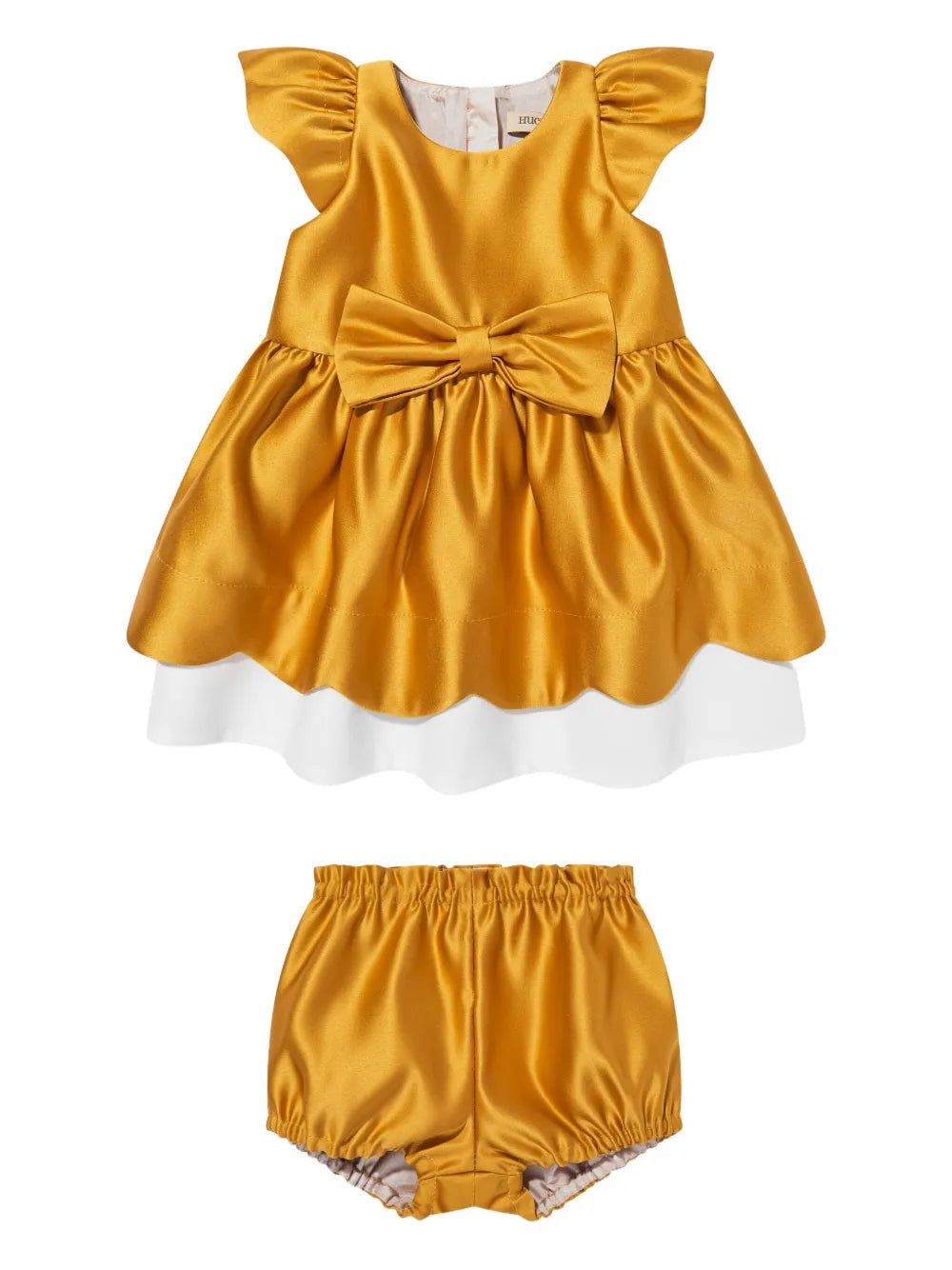 satin-finish dress