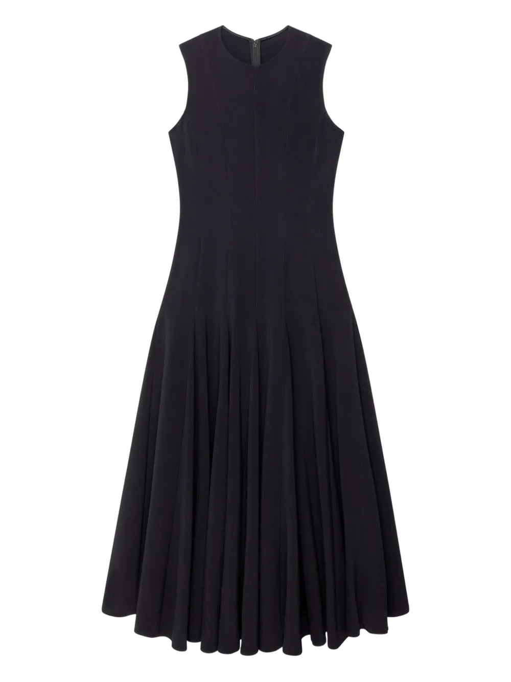 panelled flared dress 