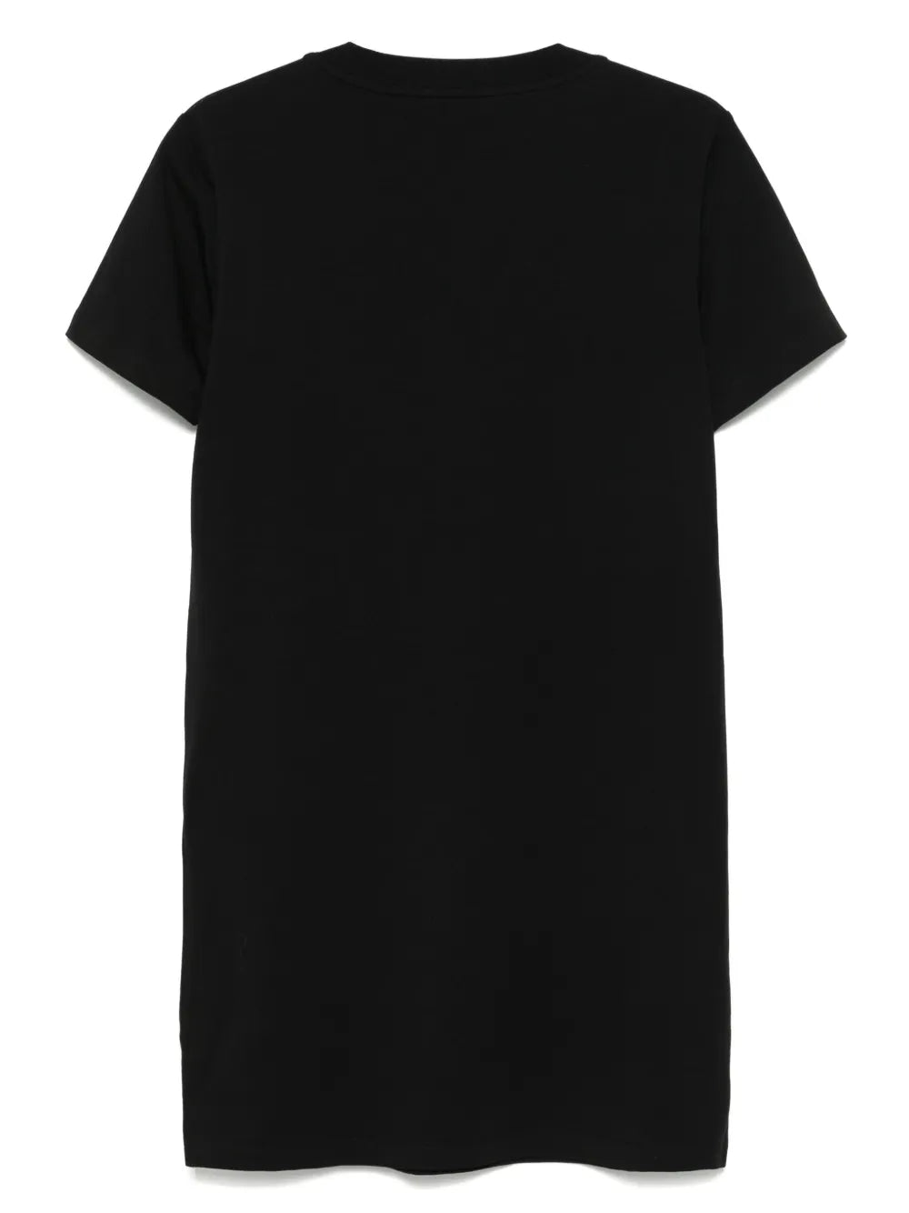 logo-embroidered mini dress