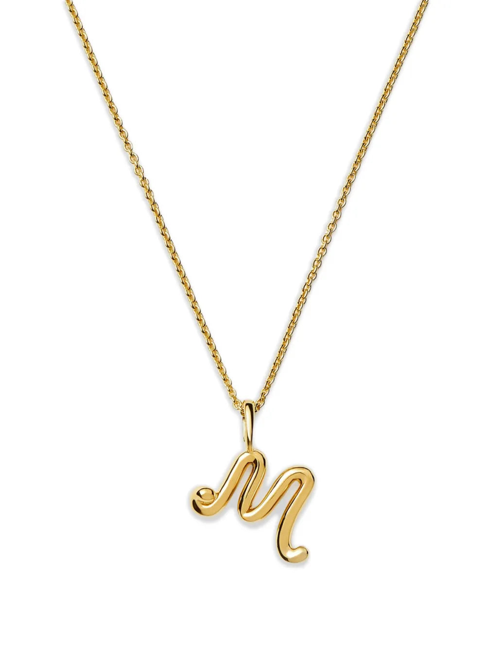 Initial-pendant necklace