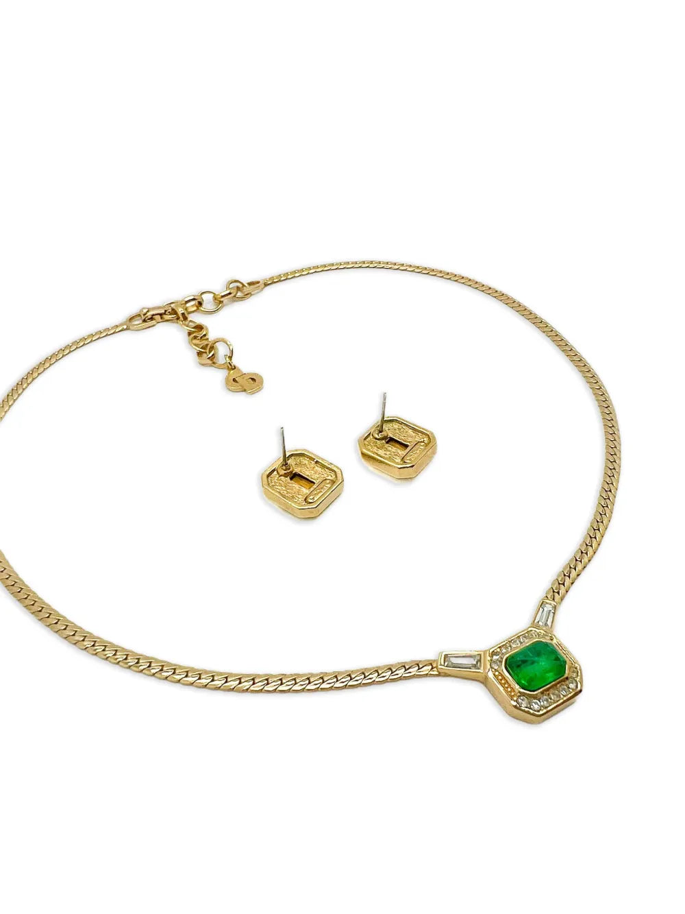 1980s stone-embellished jewellery set