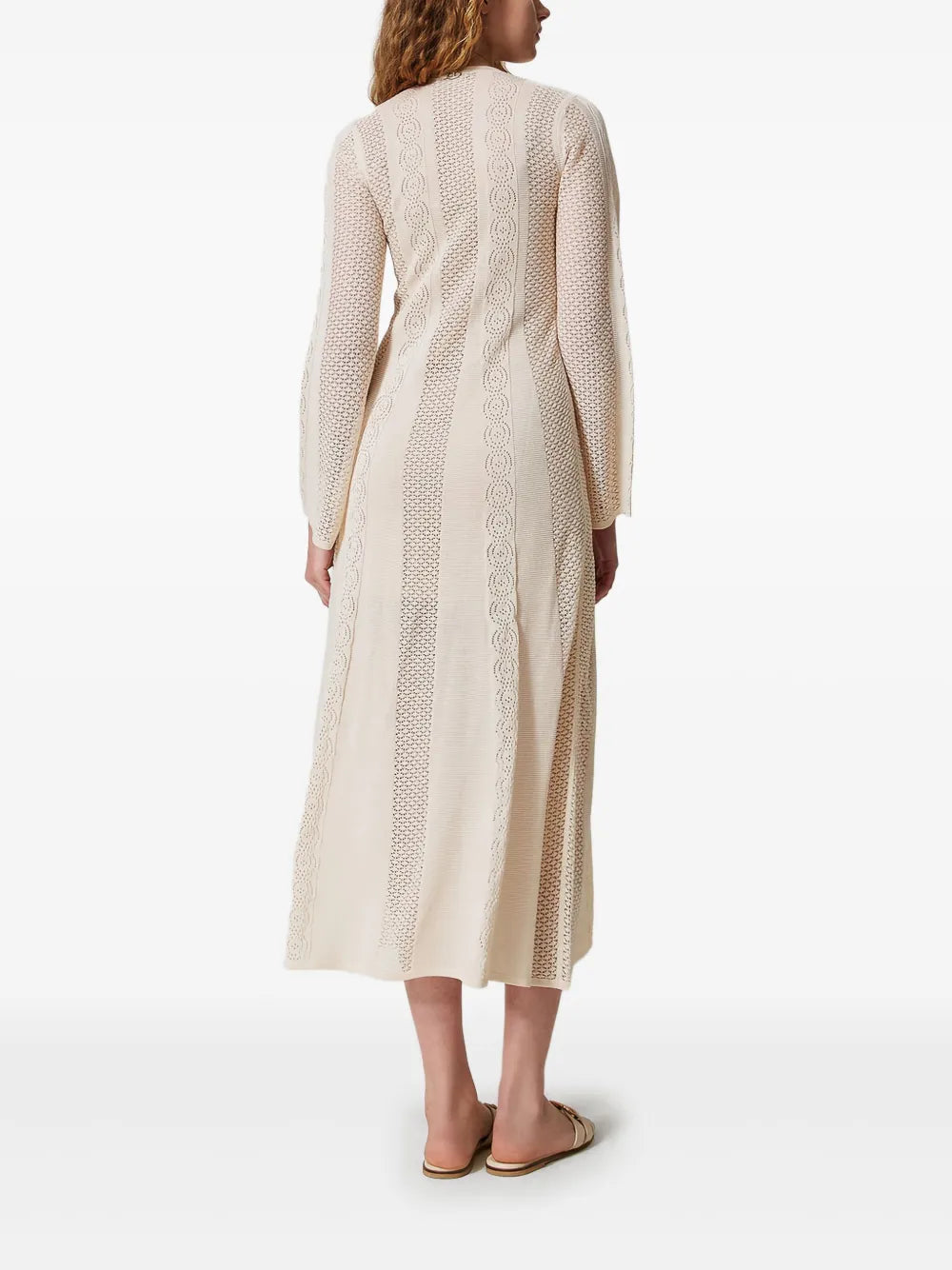 crochet midi dress
