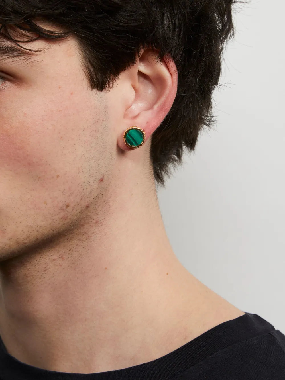 Amulet stud earring