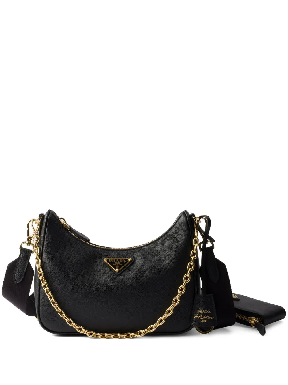 Re-Edition 2005 Saffiano leather shoulder bag