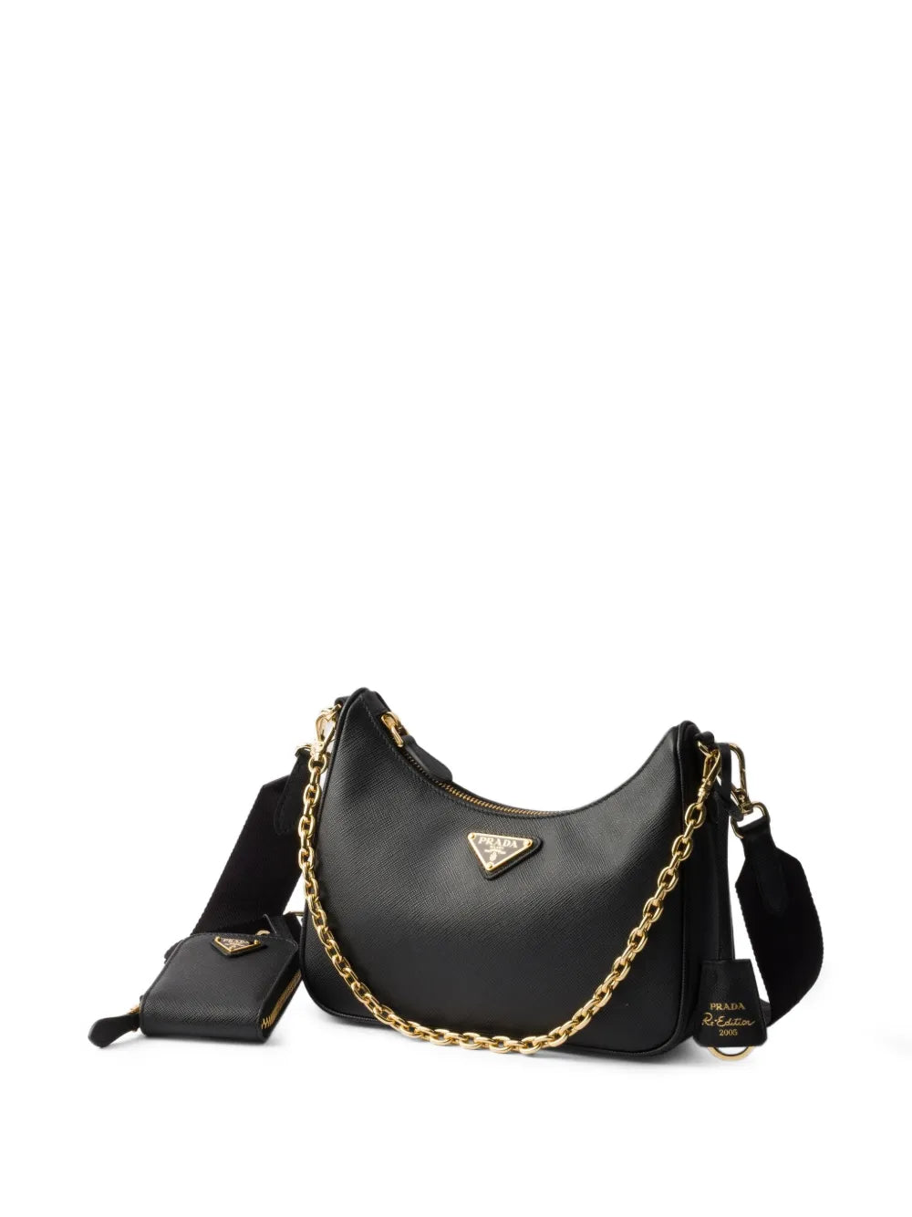 Re-Edition 2005 Saffiano leather shoulder bag