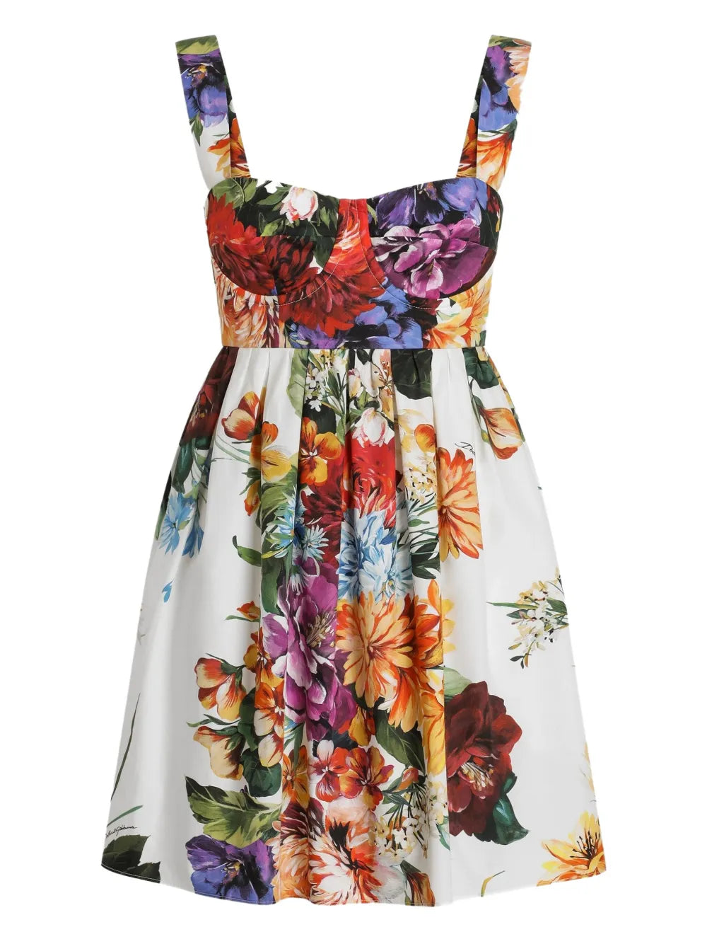 mini floral-print dress