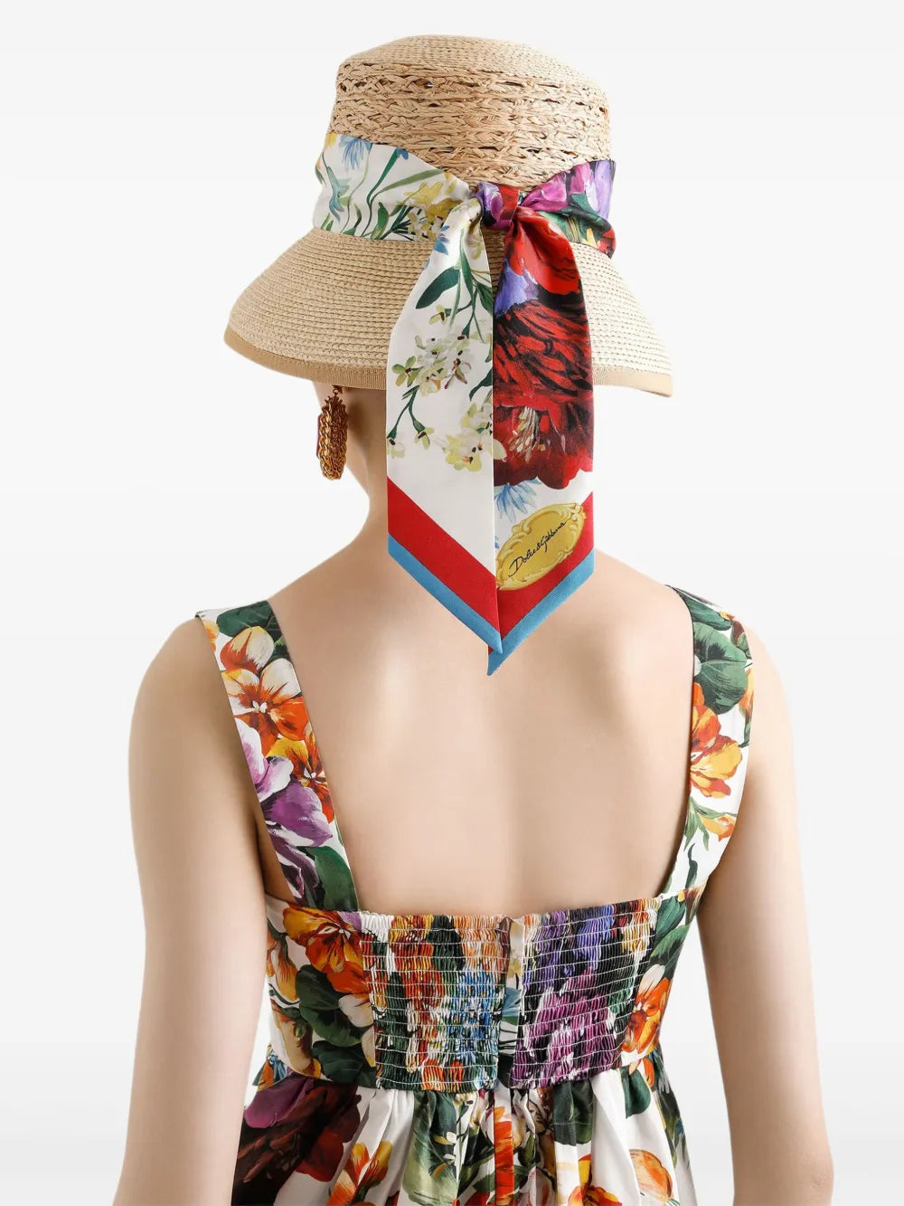 mini floral-print dress
