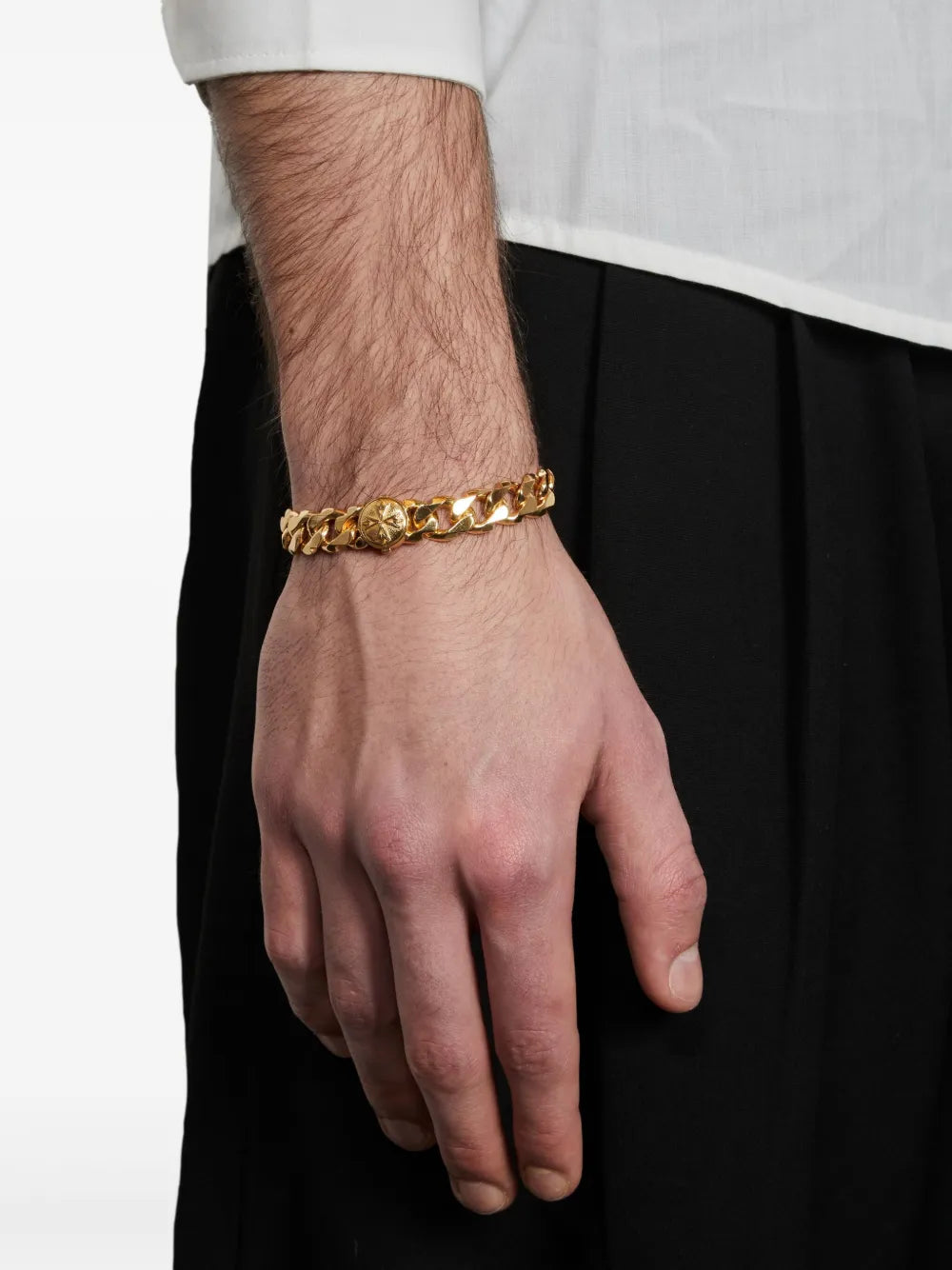 logo-engraved bracelet