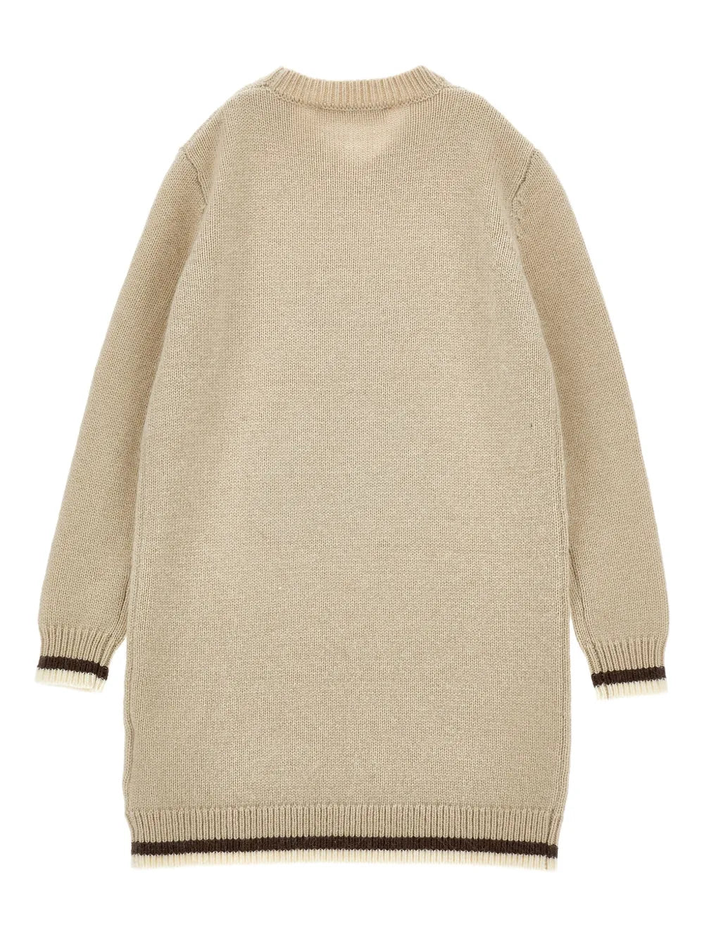 bear-motif knitted dress