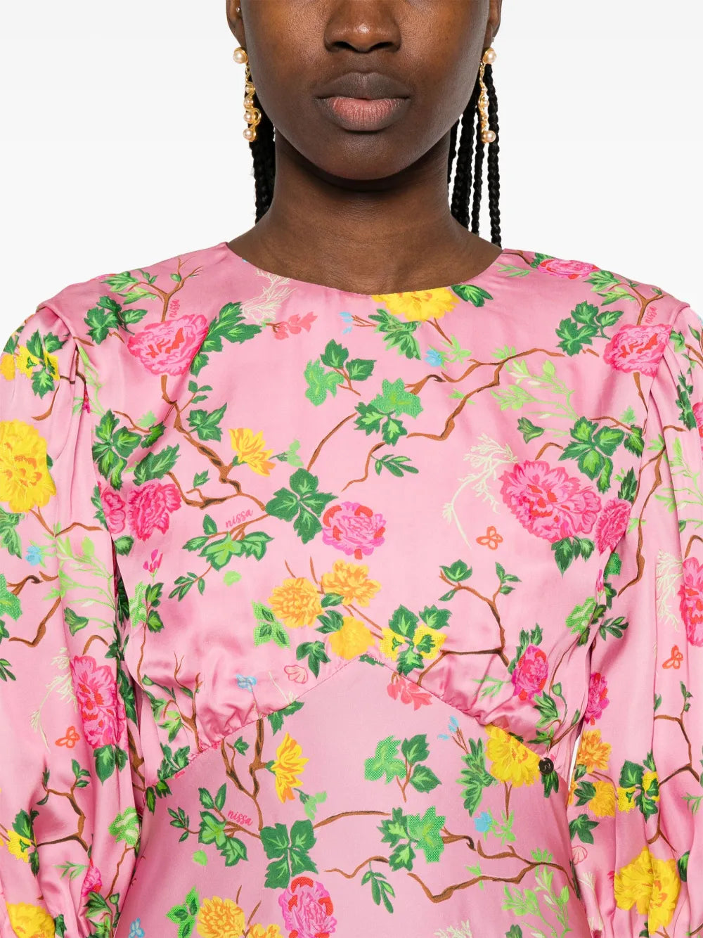 printed midi dress