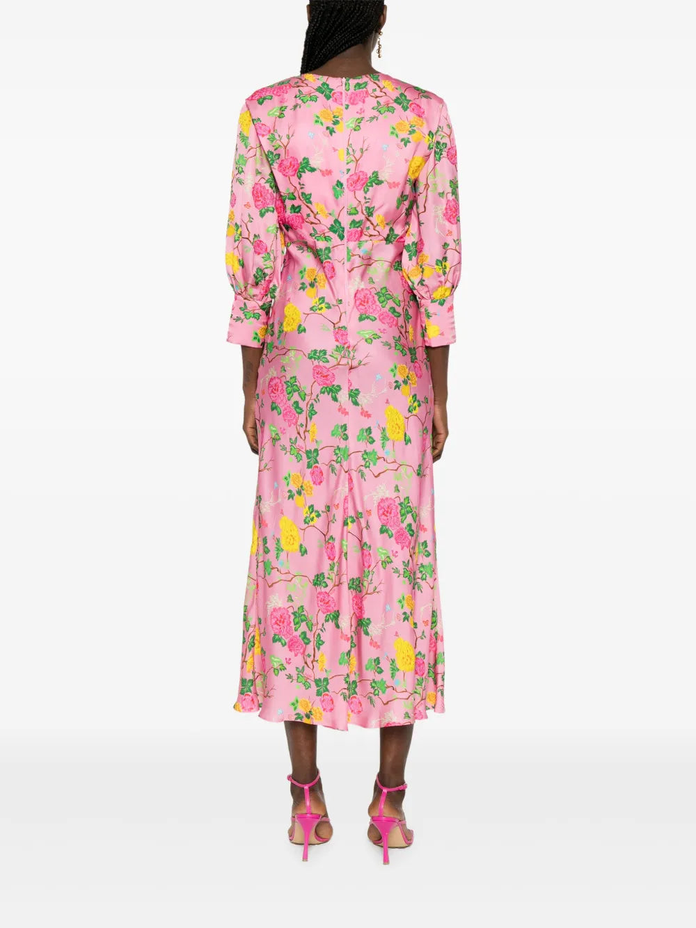 printed midi dress