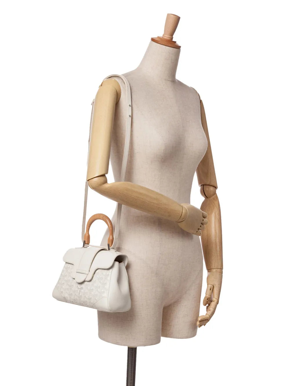 2018 Mini Goyardine Saigon Souple satchel