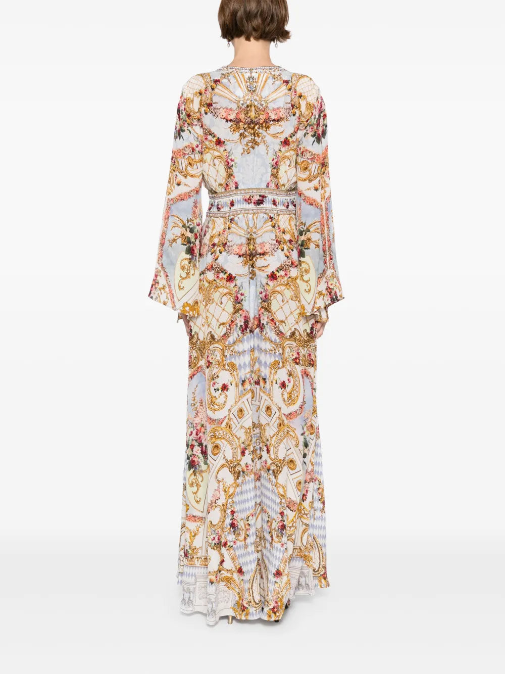 kimono-sleeved dress