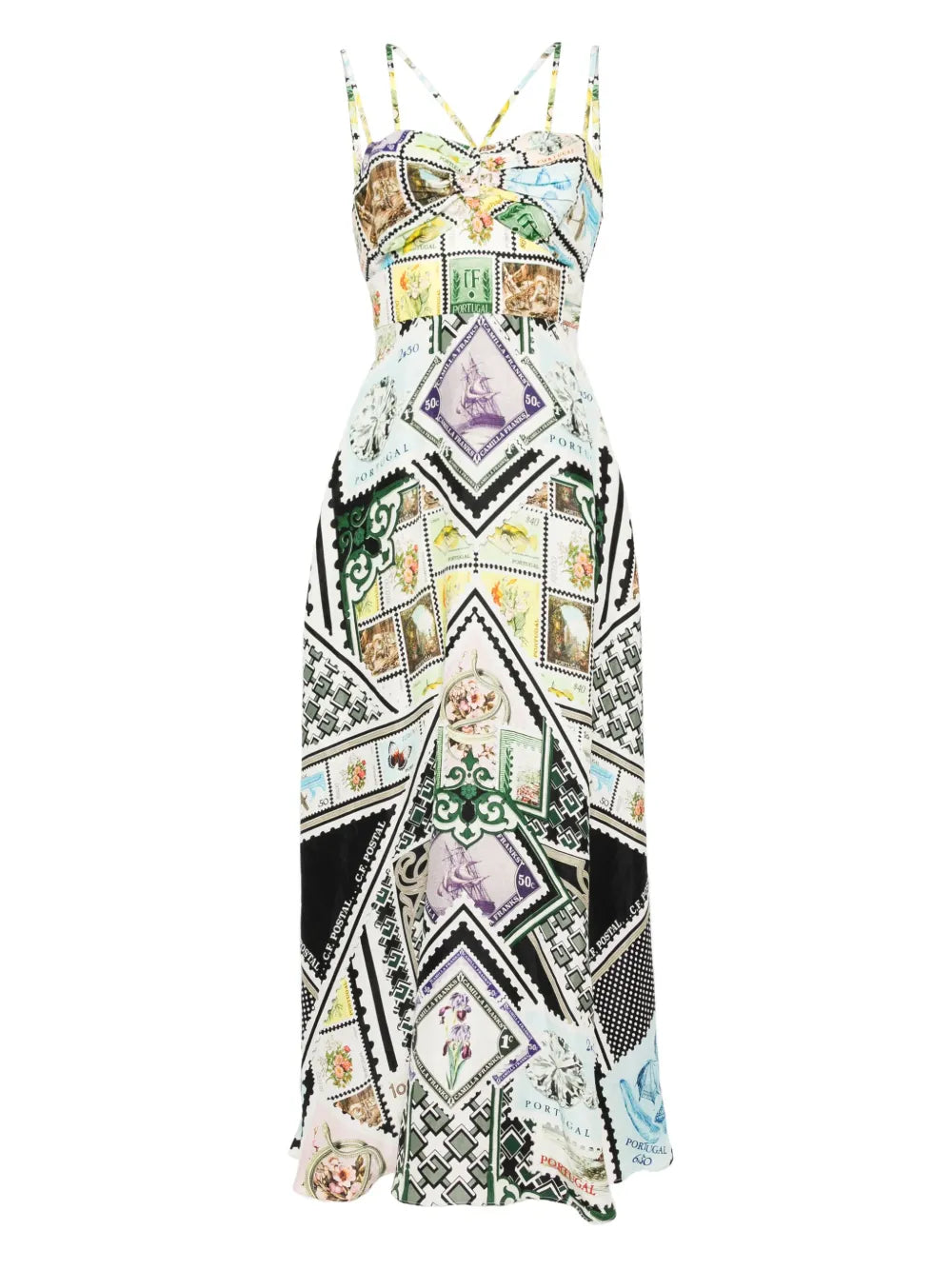 strap-detail dress