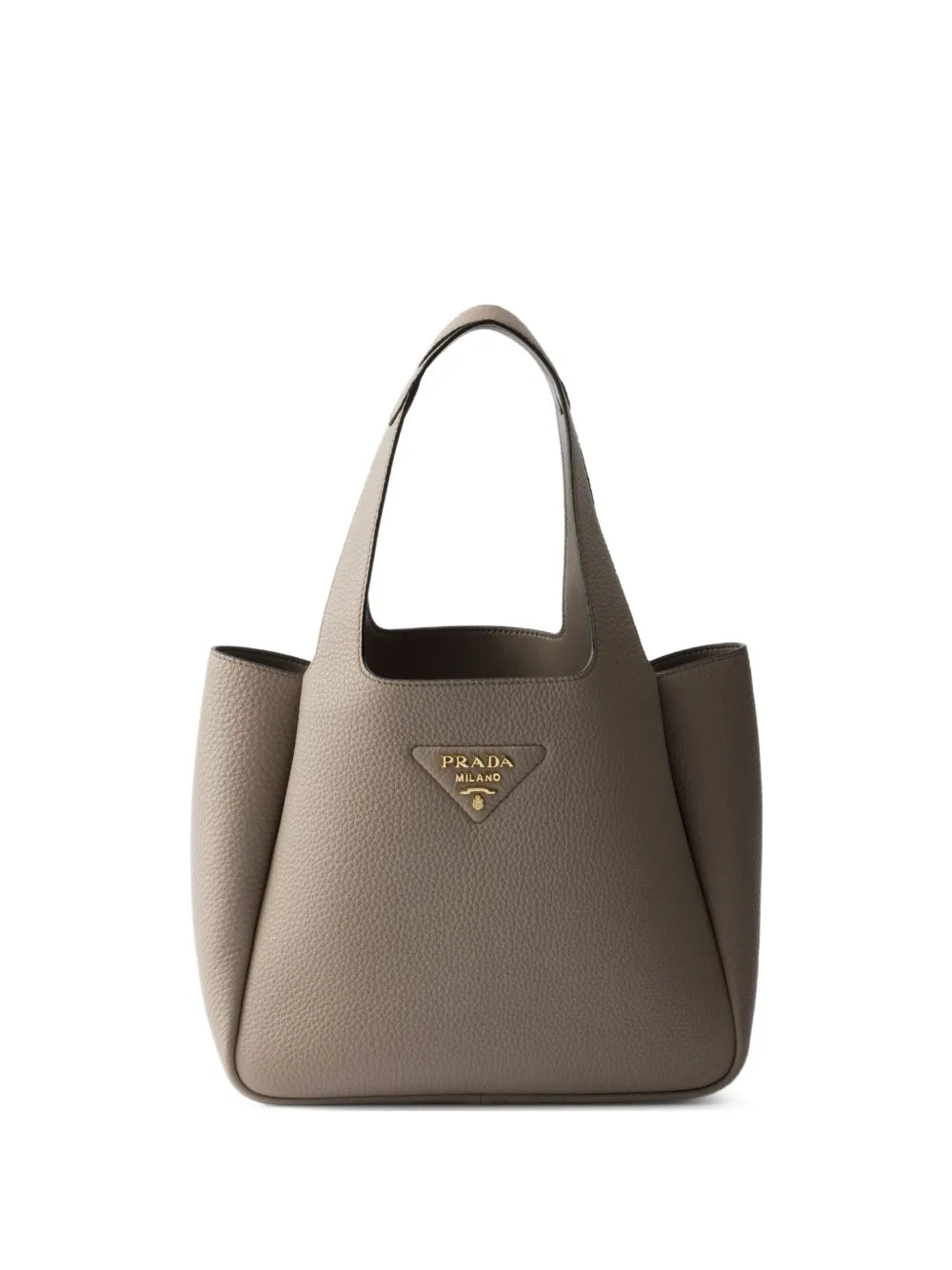 small leather tote bag