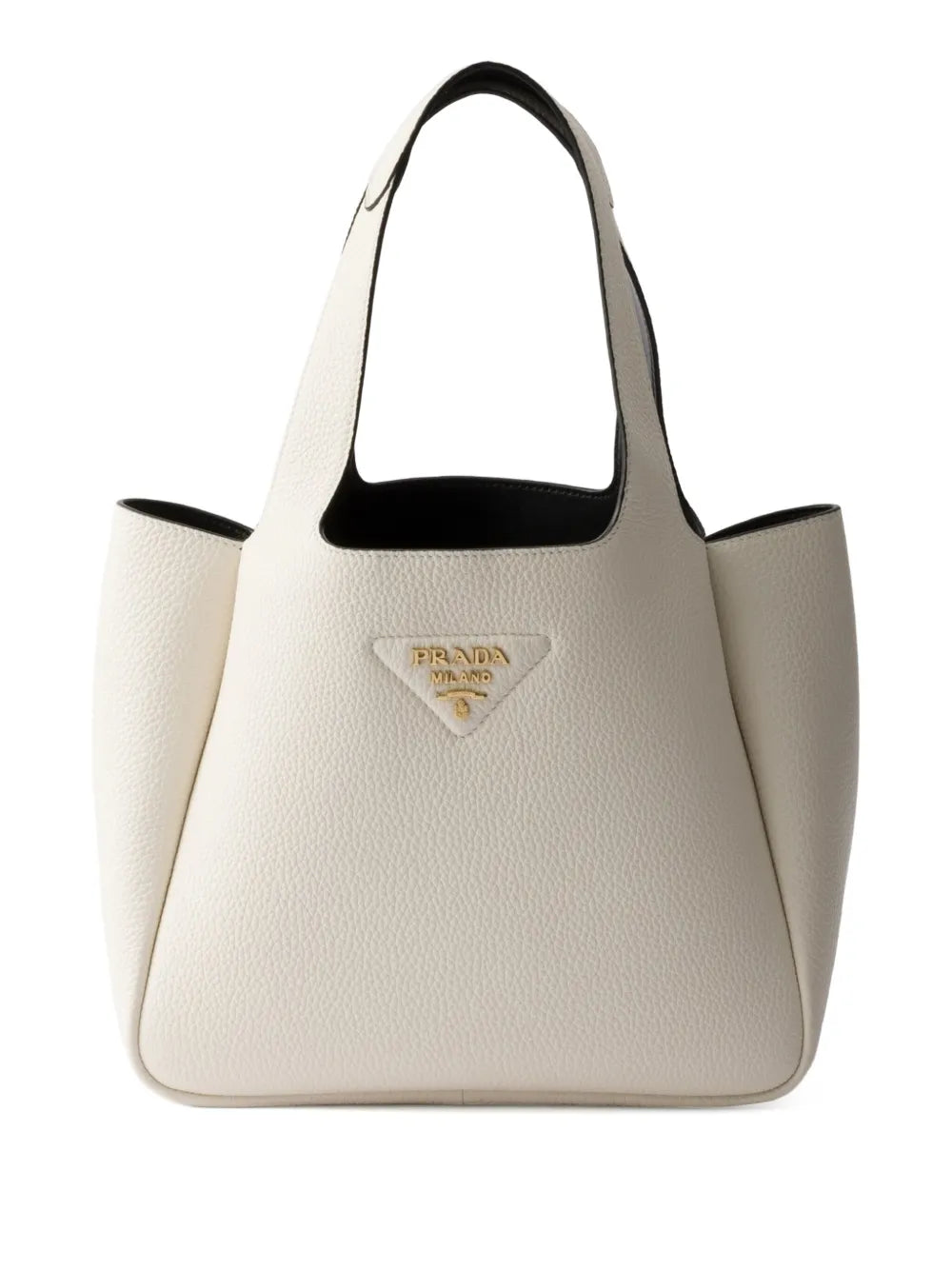 small leather tote bag