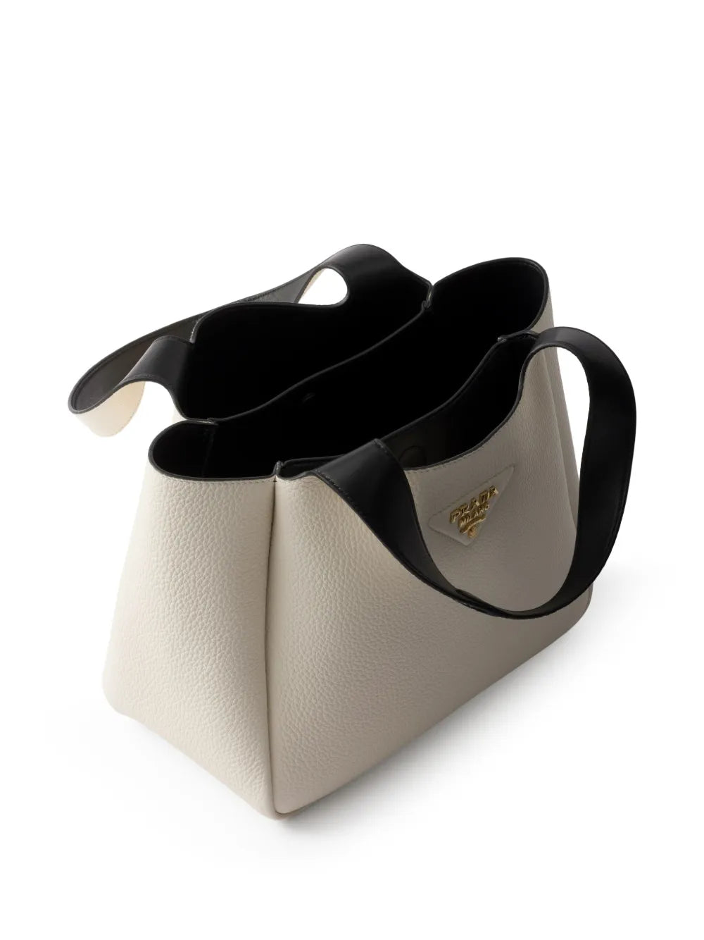 small leather tote bag