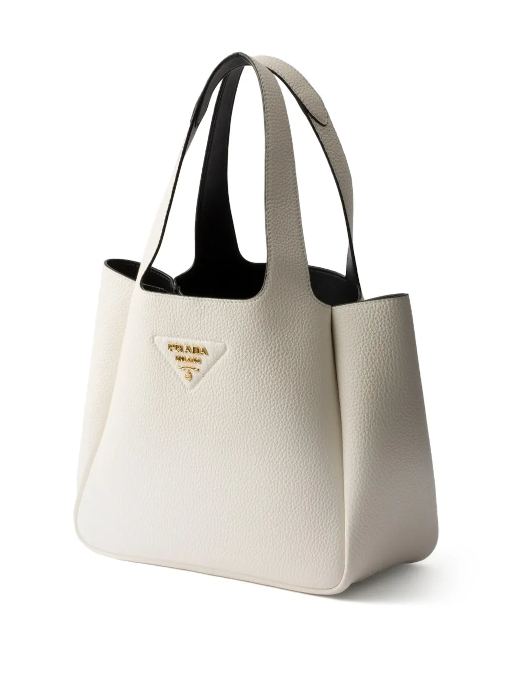 small leather tote bag