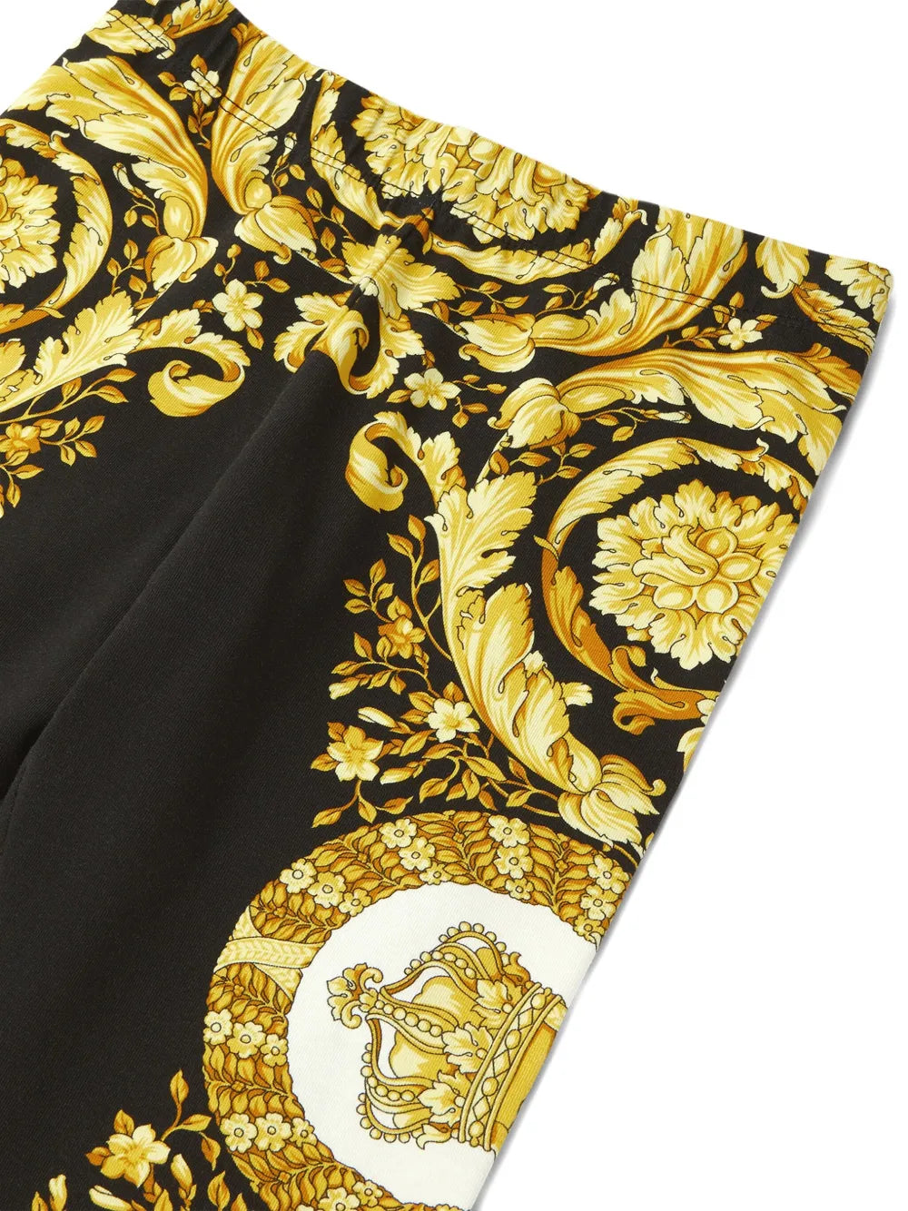 baroque-print leggings