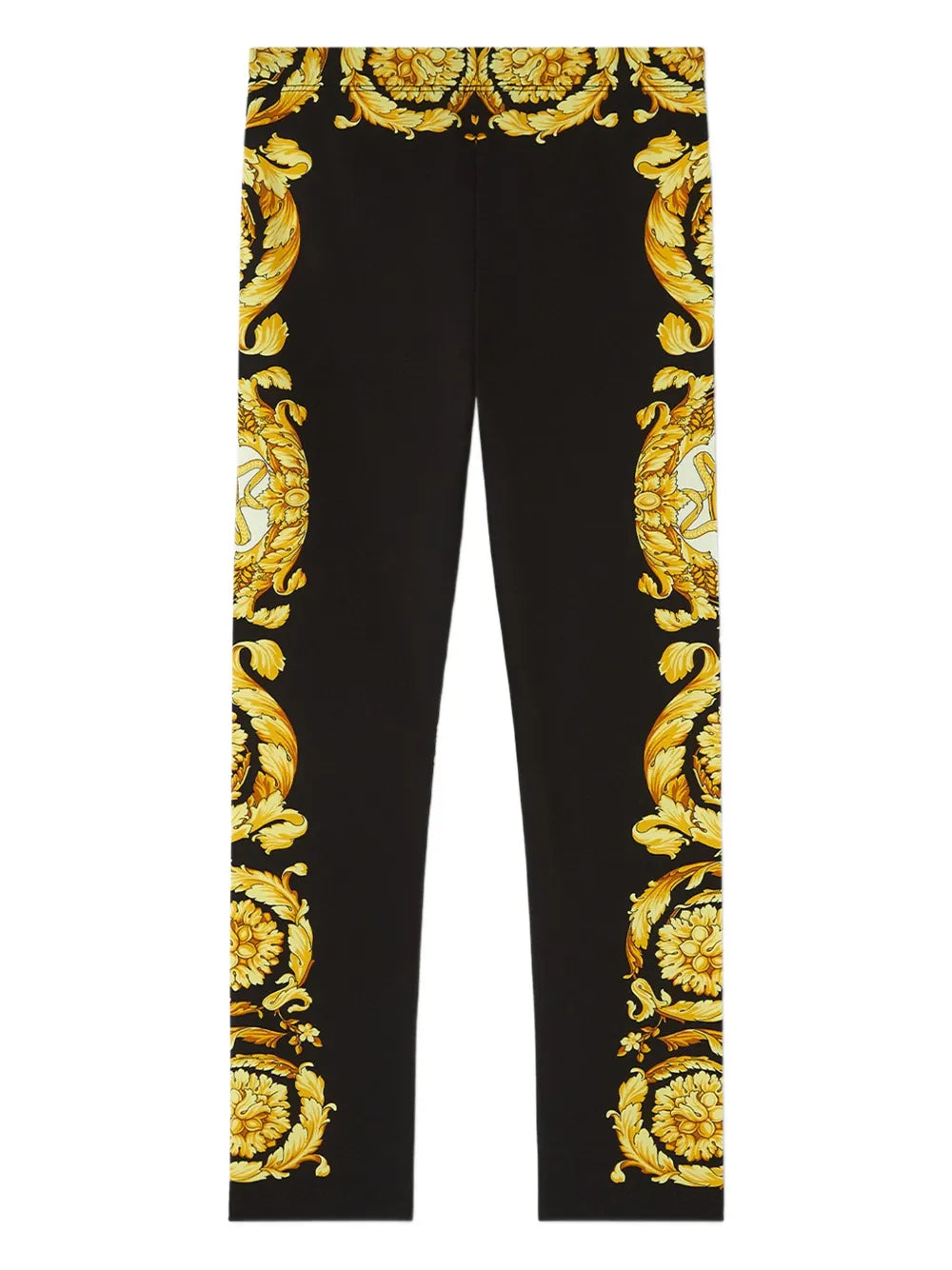 baroque-print leggings