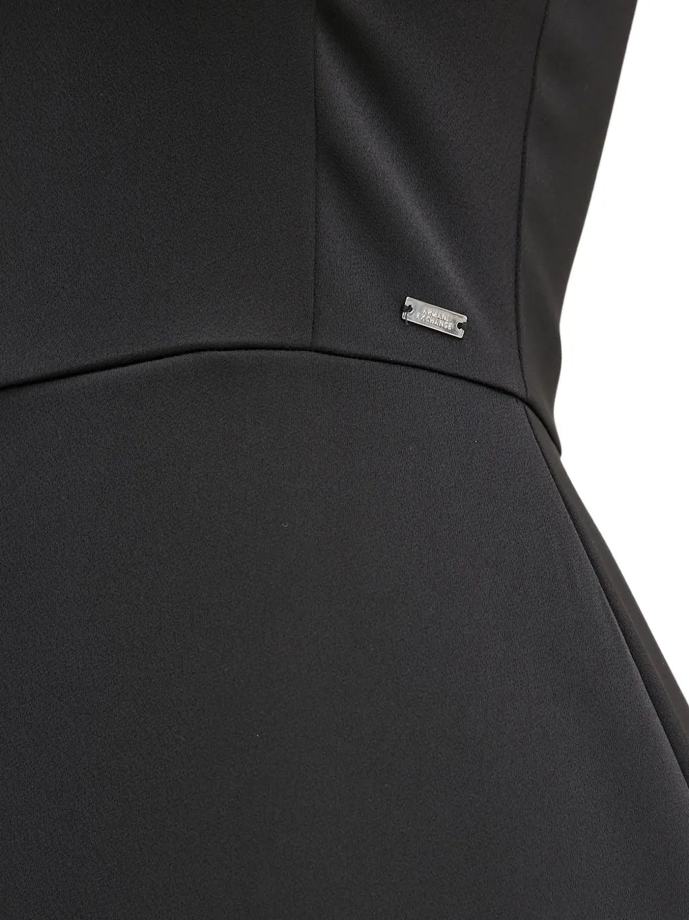 buckle-strap flared mini dress