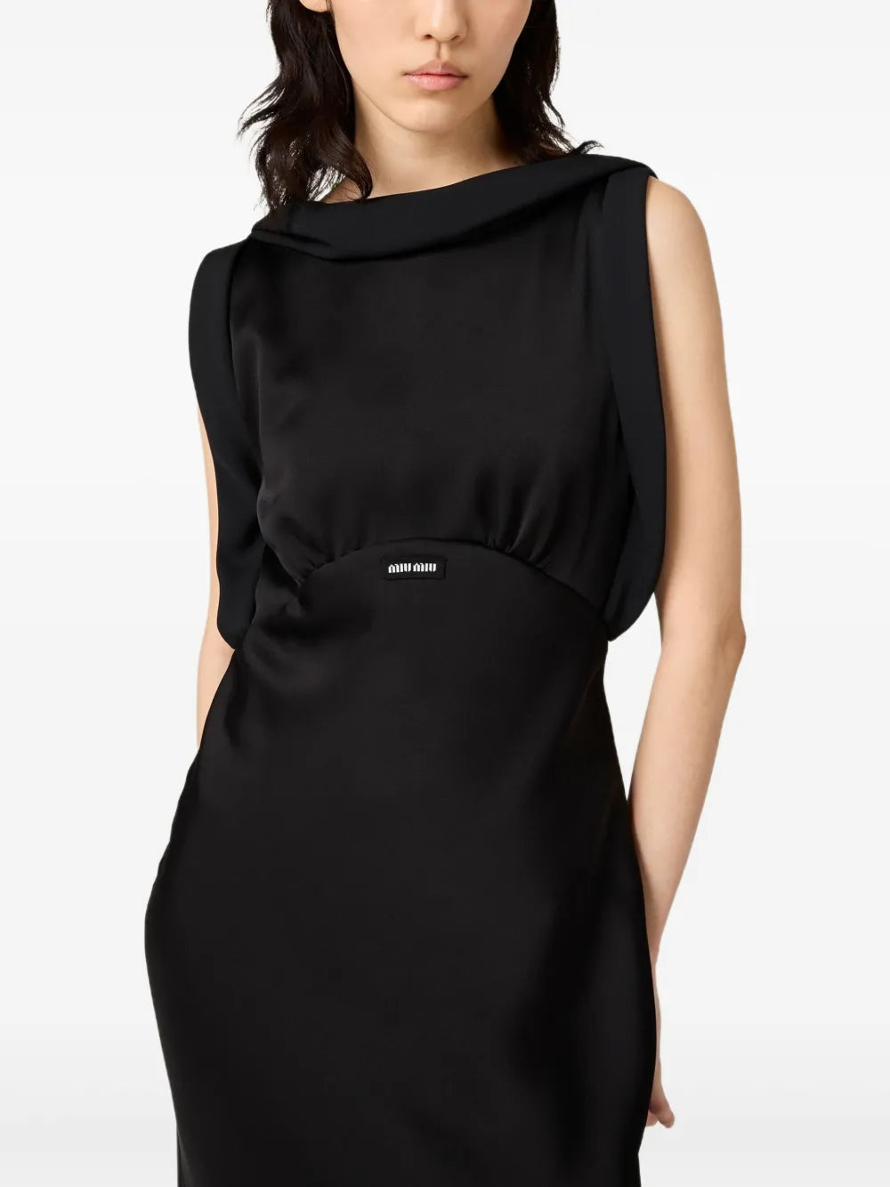 satin maxi dress