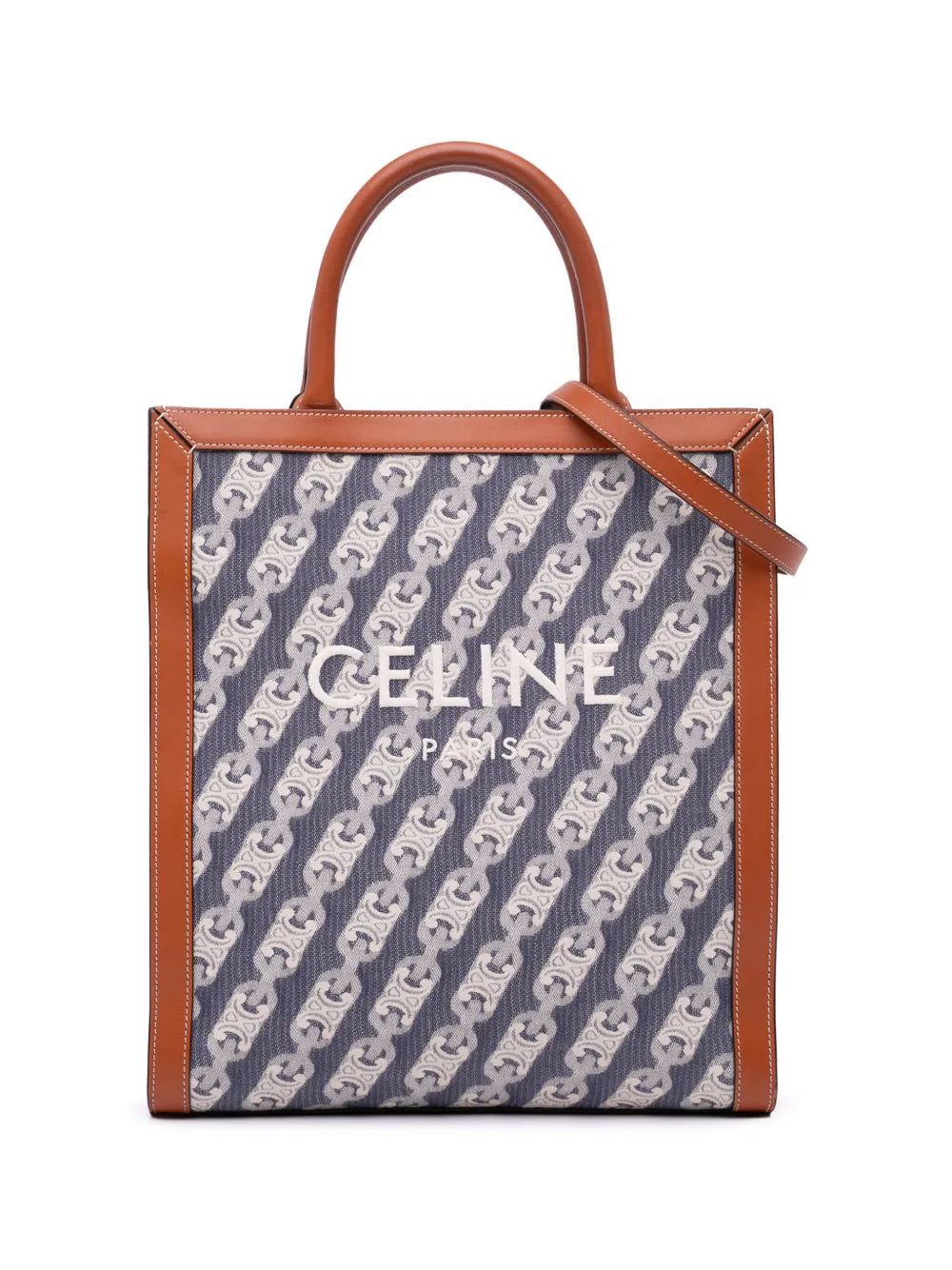 2020 Small Canvas Triomphe Maillon Vertical Cabas satchel