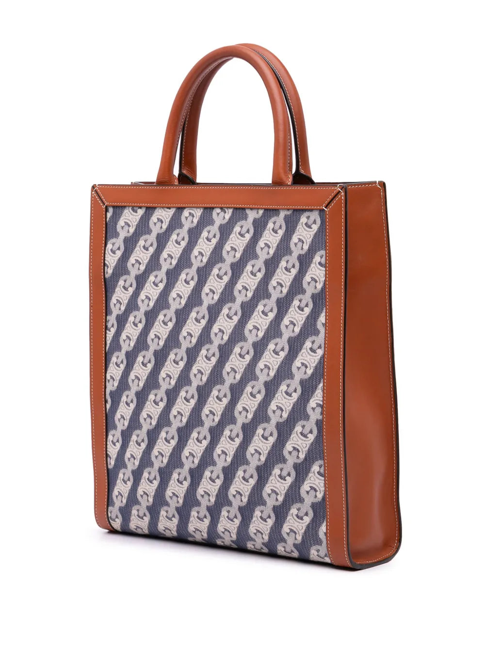 2020 Small Canvas Triomphe Maillon Vertical Cabas satchel