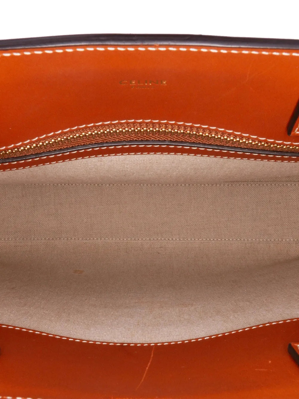 2020 Small Canvas Triomphe Maillon Vertical Cabas satchel