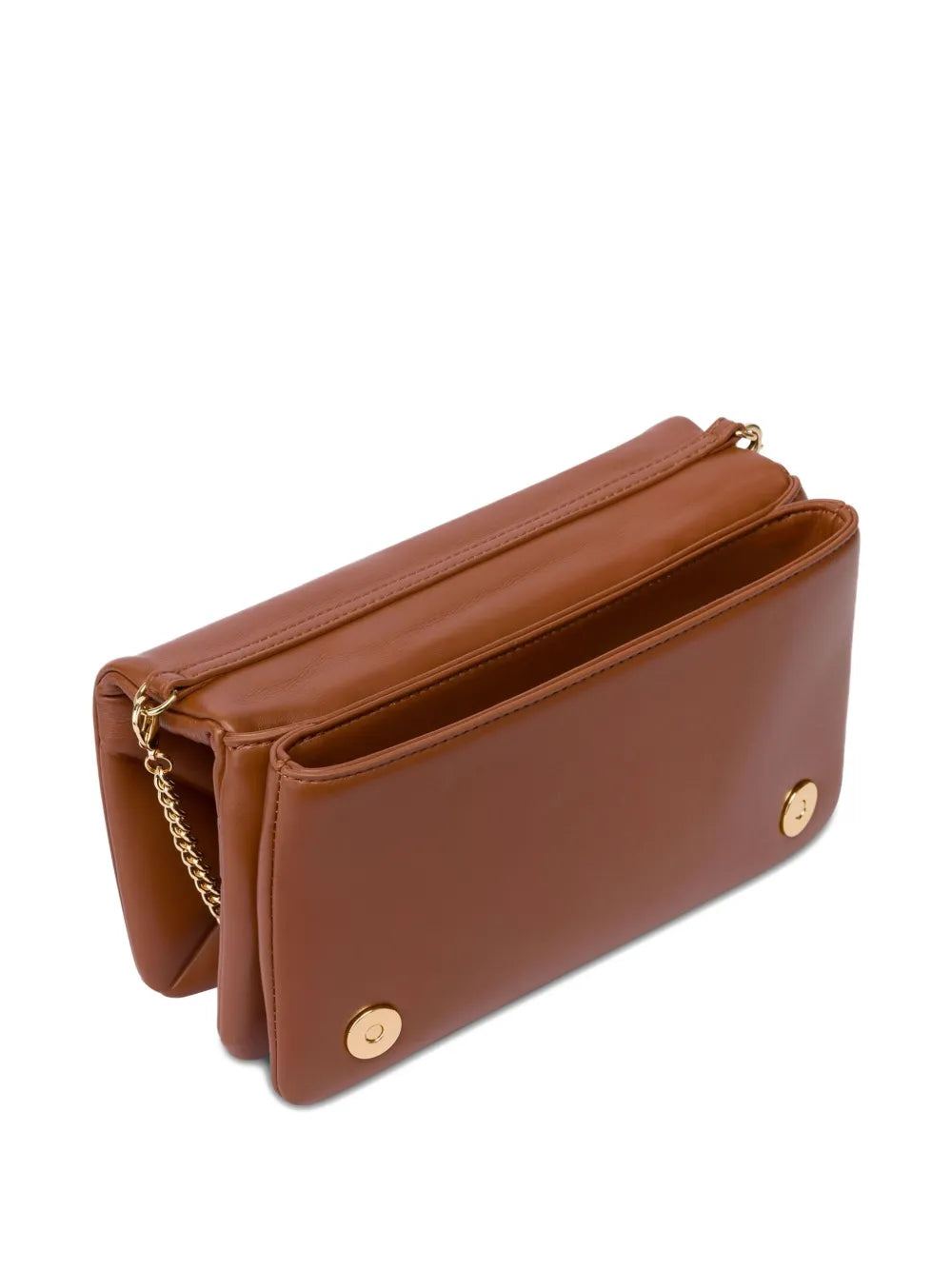 logo-plaque clutch bag