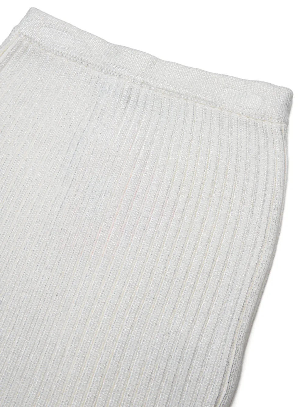 ribbed-knit skirt