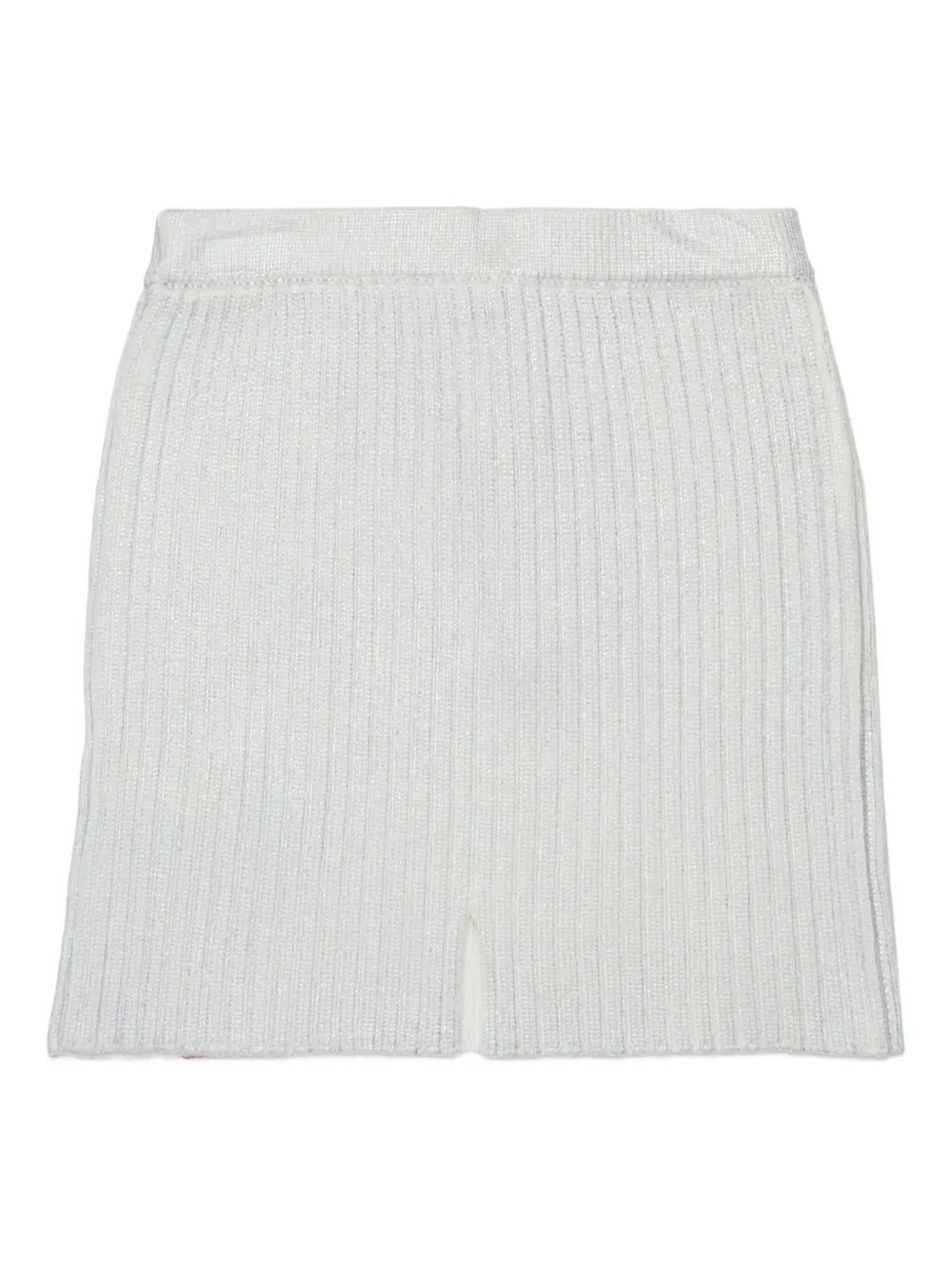 ribbed-knit skirt