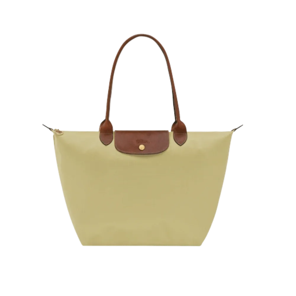 Longchamp Le Pliage Original L Tote bag Pistachio - Recycled canvas