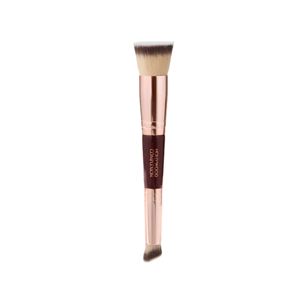 Charlotte Tilbury Hollywood Complexion Brush Rose Gold & Night Crimson