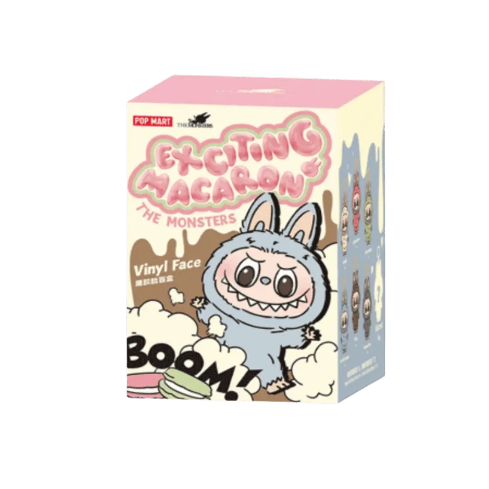 Pop Mart Labubu The Monsters Tasty Macarons Vinyl Face Sealed Case Blind Box Pack of 1