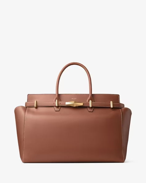 Jimmy Choo Diamond Belted Top Handle Bag