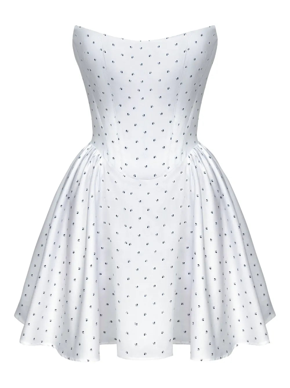 Tuck corset mini dress