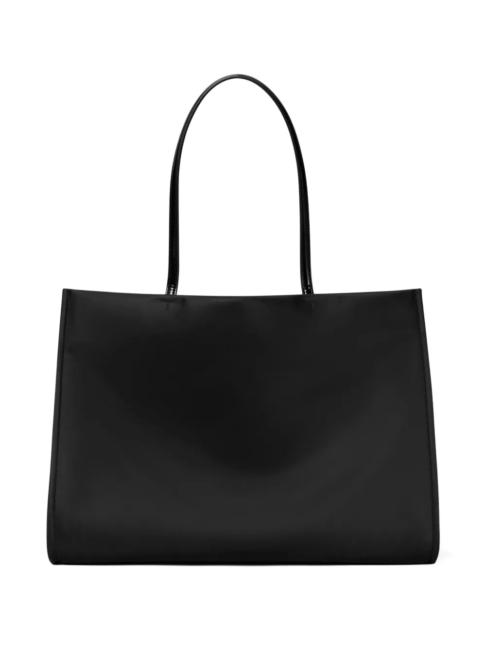 large Ella Patent logo-embossed tote bag