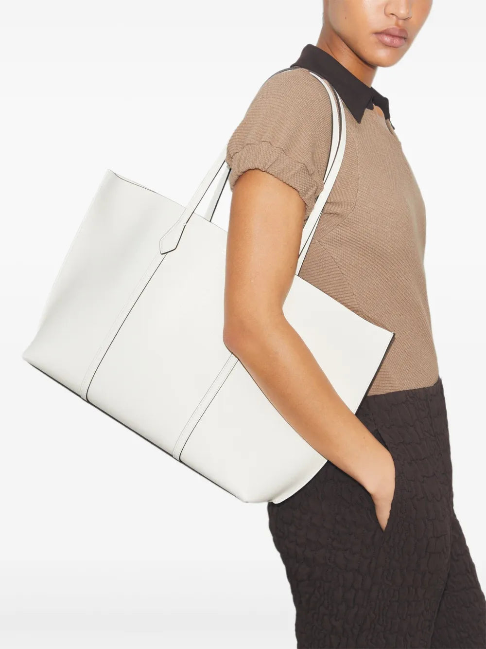 Perry structured tote bag