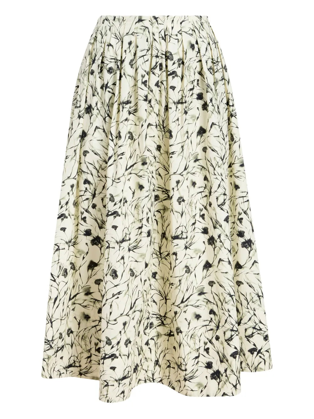 Floral Print Midi Skirt