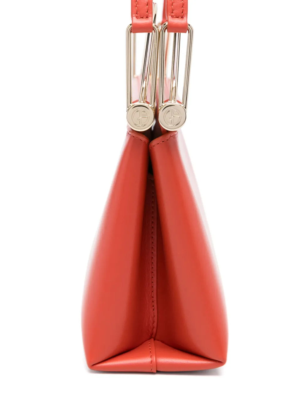 small leather tote bag