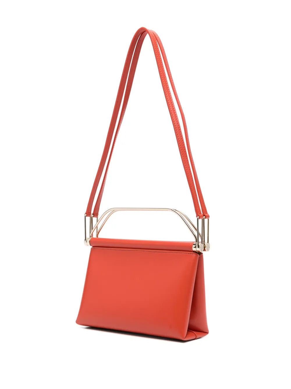 small leather tote bag