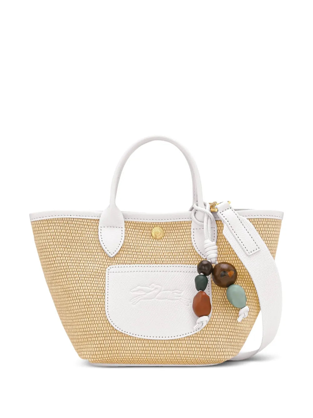 Le Pilage woven straw tote bag
