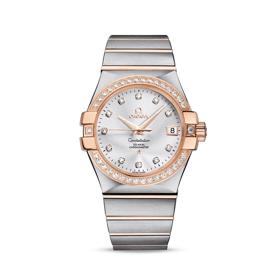 Omega Constellation Ladies CO‑AXIAL CHRONOMETER 35mm watch 123.25.35.20.52.001